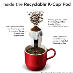 Gloria Jean's Butter Toffee Keurig Single-Serve K-Cup Pods, Medium Roast, 24 Pods Per Pack, Case Of 4 Packs