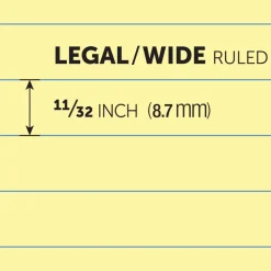 Glue-Top Legal Pads, 8-1/2