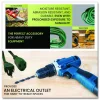 GoGreen Power 16 AWG Outdoor Extension Cord, 80 ft, 10 A, Green