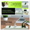 GoGreen Power 6 Outlet Surge Protector, 2.5 ft Cord, 160 J, White