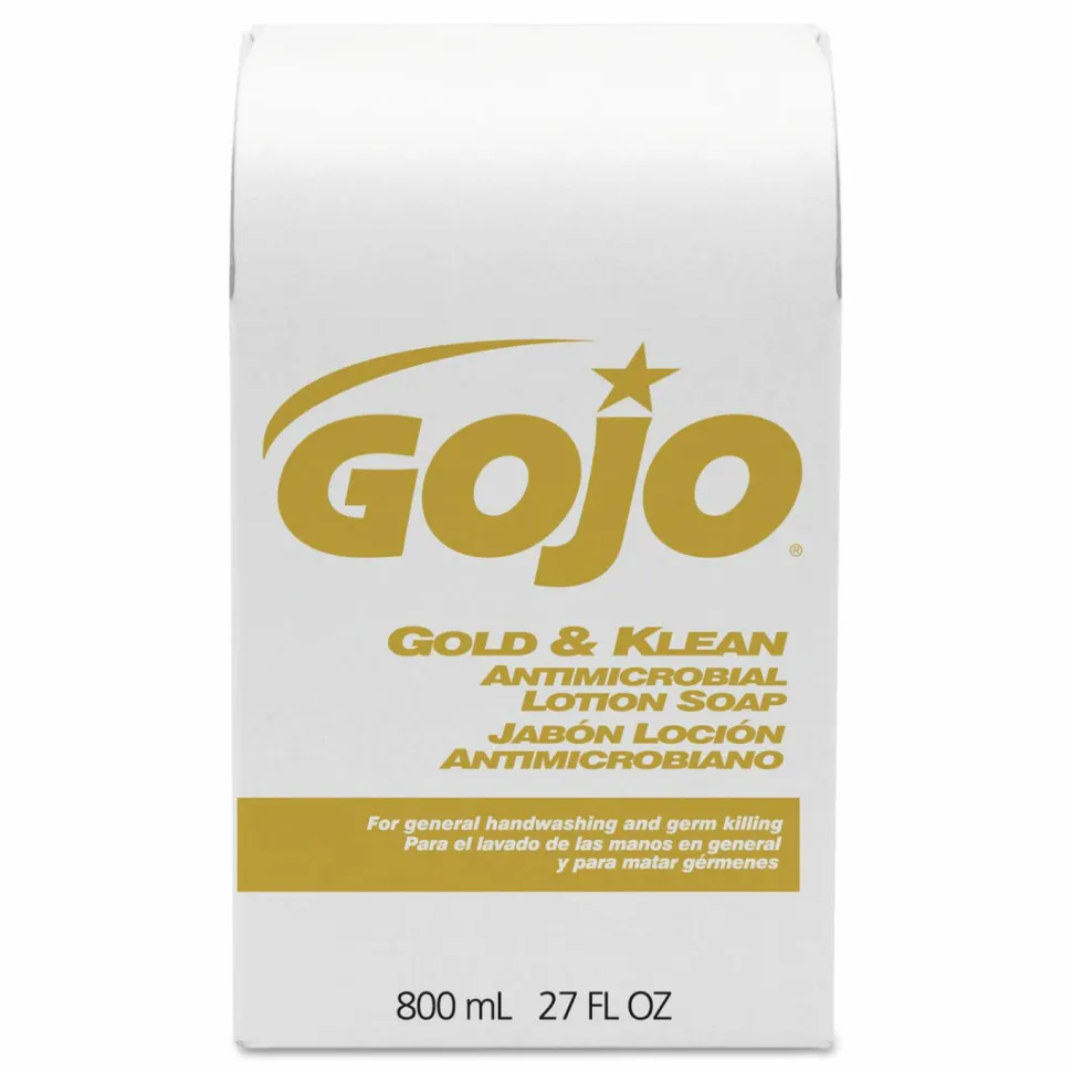 GOJO Antimicrobial Lotion Soap, Floral Balsam Scent, 800 mL