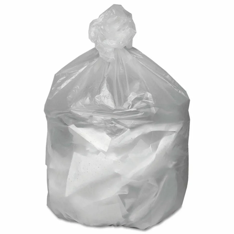 Good ‘n Tuff Resin Waste Can Liners, 16 Gallon, Natural, Box Of 1,000 Liners