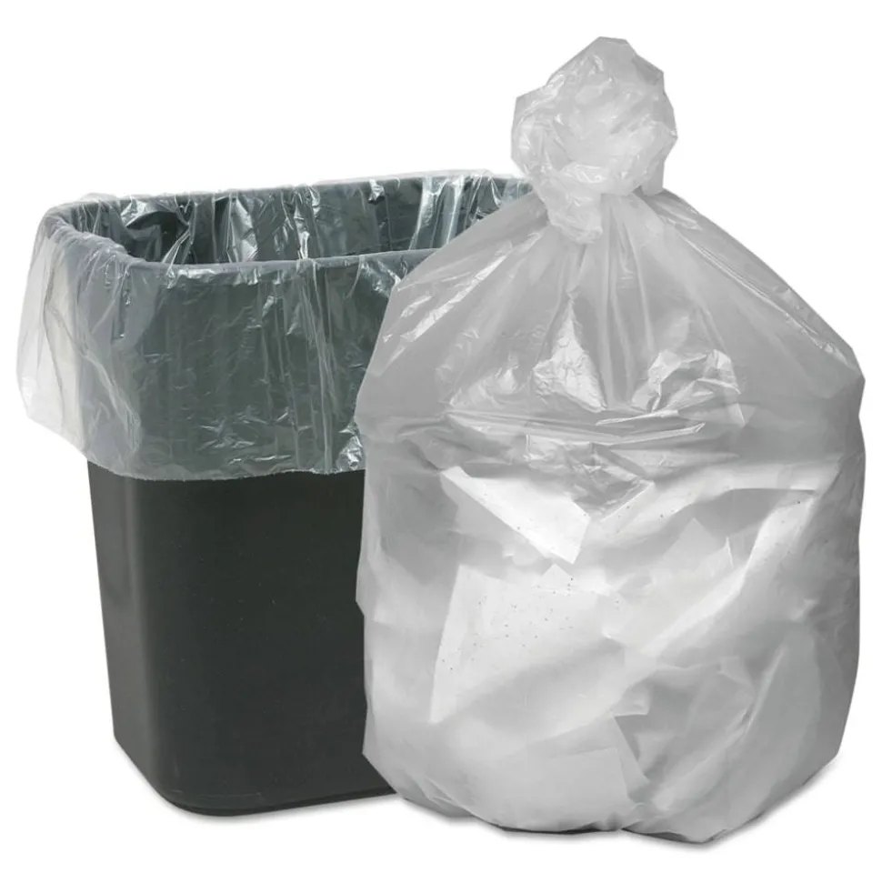 Good ‘n Tuff Resin Waste Can Liners, 16 Gallon, Natural, Box Of 1,000 Liners