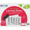 GoWrite! Dry-Erase Double-Sided Learning Boards, 11" x 8 1/4", White, Pack Of 30