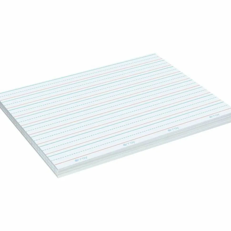 GoWrite! Dry-Erase Double-Sided Learning Boards, 11" x 8 1/4", White, Pack Of 30