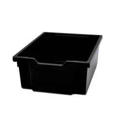 Gratnells Deep F2 Tray Jet Black (21) Pack of 6