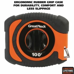 Great Neck English Rule Measuring Tape, 0.38