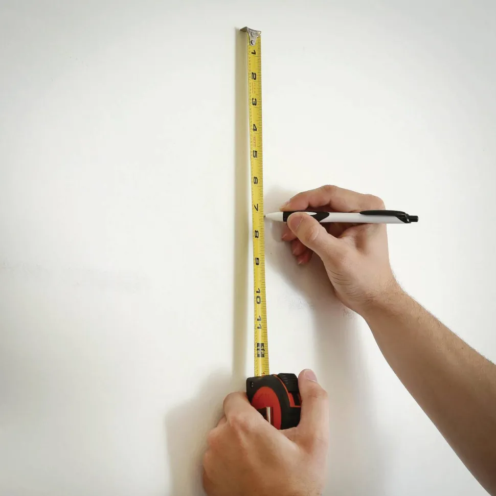 Great Neck ExtraMark Power Tape, 0.63" x 12 ft, Steel, Yellow/Black