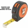 Great Neck ExtraMark Tape Measure, 1" x 35 ft, Steel, Orange/Black