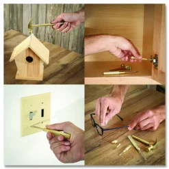 Great Neck 5-in-1 Carpenter's Hammer with Nesting Handle Containing Four Screwdrivers, 6.5