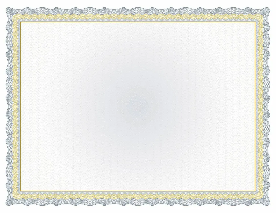 Great Papers! Certificate Gold Foil, Twisty Graph, Navy, 8.5" x 11", Printer Compatible, 15 sheets
