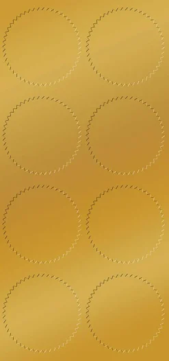 Great Papers! Certificate Seal Gold Foil Starburst, Self-Adhesive, 1.75", 50 count