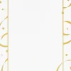 Great Papers! Flat Card Invitation, Gold Foil Stars and Streamers, Printer Compatible, 5.5" x 7.75", 10 Flat Cards/10 White Envelopes