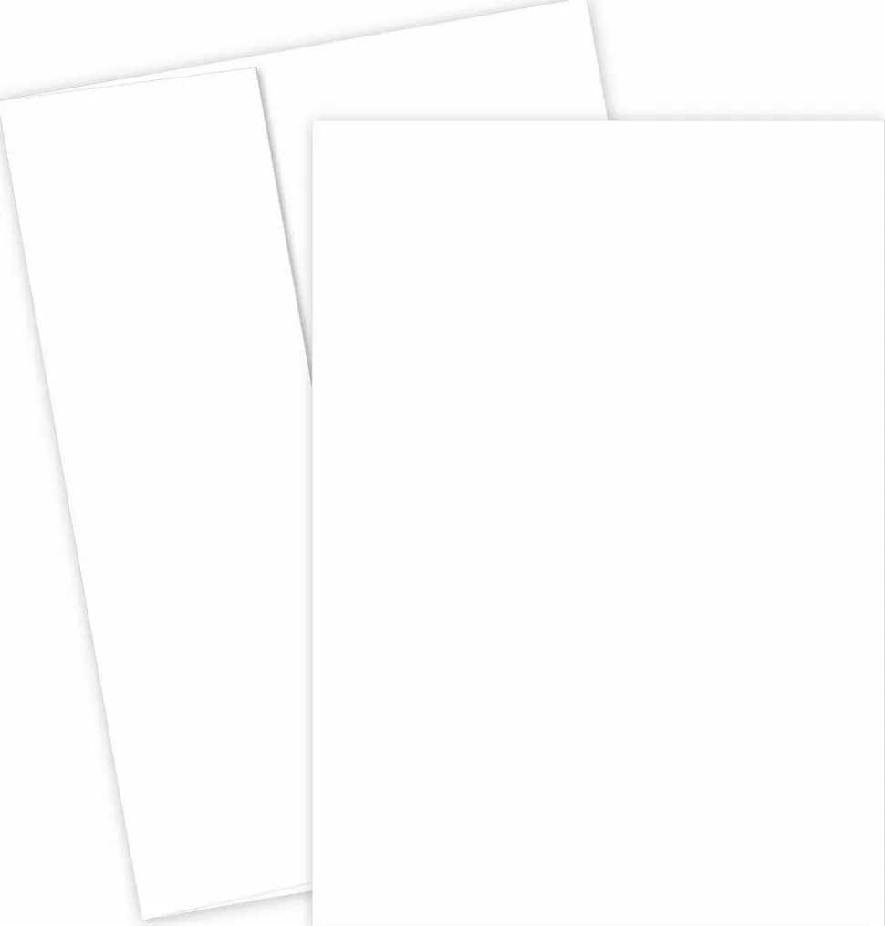 Great Papers! Invitation Flat Card, White, 5.5" x 7.75", Printer Compatible, 100 Flat Cards/100 Envelopes