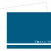 Great Papers! Note Card and White Envelopes, Thank You, Midnight Blue, 4.875" x 3.375"(folded), 24 count