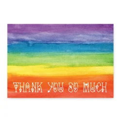 Great Papers! Rainbow Love Thank You Note Card and Envelope, 4.875" x 3.375", 20 count