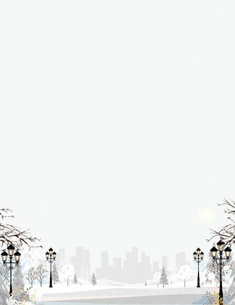Great Papers! Stationery Letterhead, Winter Wonderland Walkway Letterhead, 50 CT