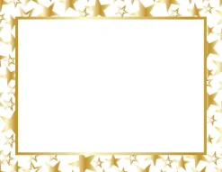 Great Papers! Twinkle Gold Foil Premium Certificate, 8.5