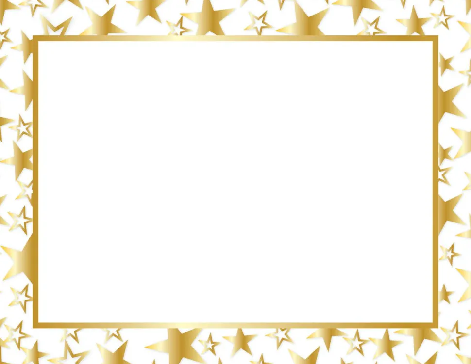 Great Papers! Twinkle Gold Foil Premium Certificate, 8.5" x 11", 50 Count