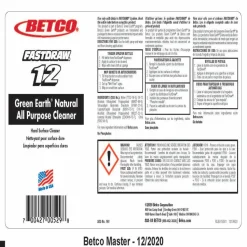 Green Earth FASTDRAW Natural Degreaser - Concentrate Liquid - 67.6 fl oz (2.1 quart) - Clean Scent - 1 Each - Green