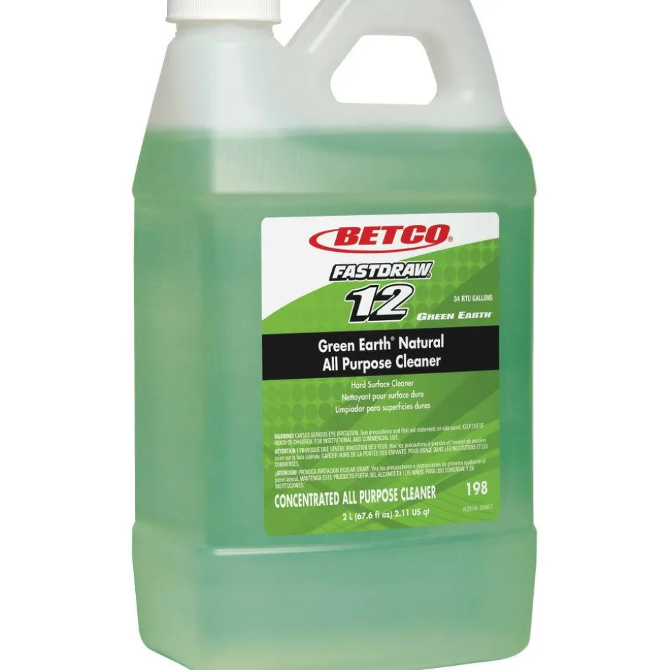 Green Earth FASTDRAW Natural Degreaser - Concentrate Liquid - 67.6 fl oz (2.1 quart) - Clean Scent - 1 Each - Green