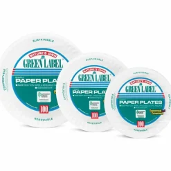 Green Label Green Label 9" Economy Paper Plates
