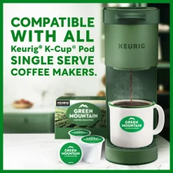 Green Mountain Coffee Breakfast Blend Decaf Coffee K-Cups, Light Roast, 96/Carton