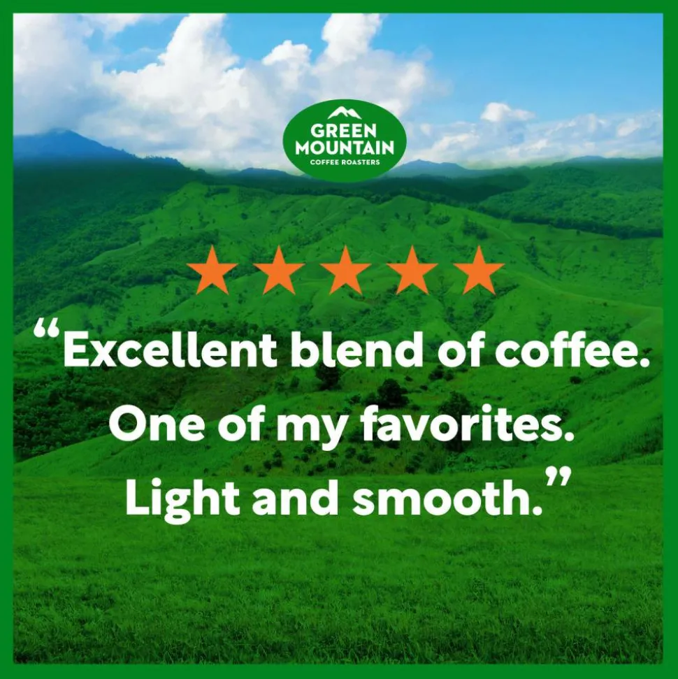 Green Mountain Coffee Breakfast Blend Decaf Coffee K-Cups, Light Roast, 96/Carton