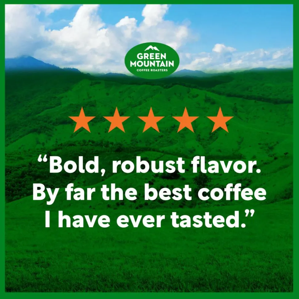 Green Mountain Coffee Dark Magic Extra-Bold Coffee K-Cup Pods, Dark Roast, Classic, Box Of 48 Pods