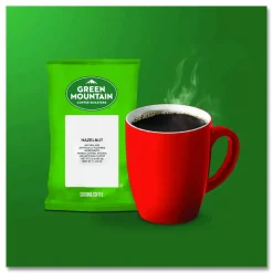 Green Mountain Coffee Hazelnut Coffee Fraction Packs, Each Pack Makes 8 Cups, 50 Packs/Carton