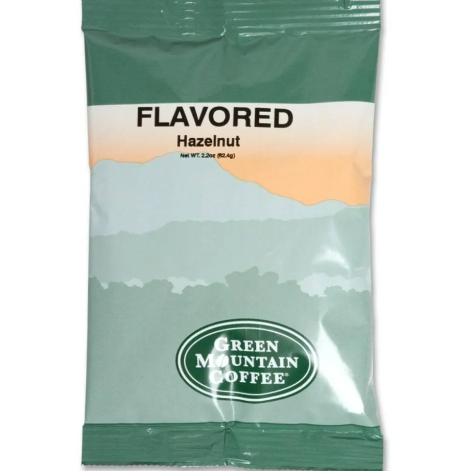 Green Mountain Coffee Hazelnut Coffee Fraction Packs, Each Pack Makes 8 Cups, 50 Packs/Carton