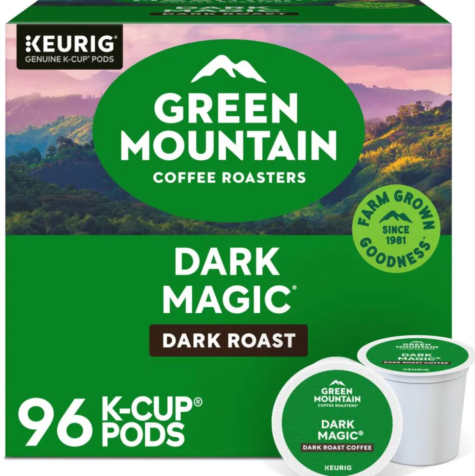 Green Mountain Coffee K-Cups, Dark Magic, Dark Roast, 96 K-Cups