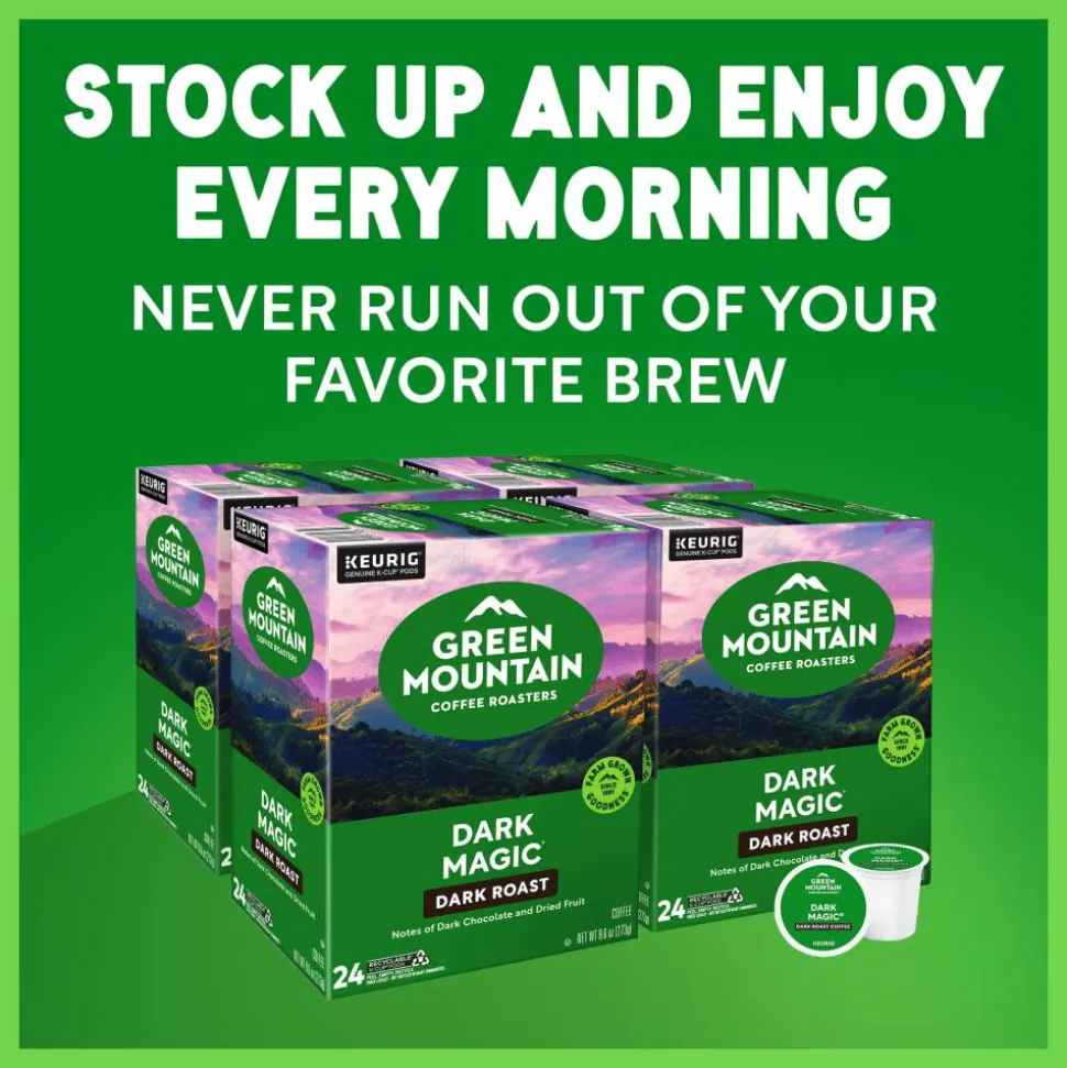 Green Mountain Coffee K-Cups, Dark Magic, Dark Roast, 96 K-Cups