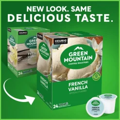 Green Mountain Coffee K-Cups, French Vanilla, Light Roast, 24 K-Cups