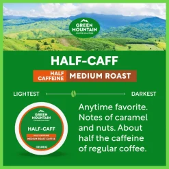 Green Mountain Coffee K-Cups, Half-Calf, 24 K-Cups