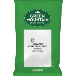 Green Mountain Ground Coffee Fraction Packs, Vermont Country Blend, Medium Roast, 2.2 oz, 100 Fraction Packs