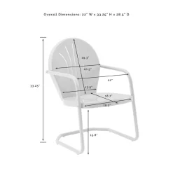 Griffith Outdoor Metal Armchair