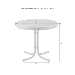 Griffith Outdoor Metal Side Table