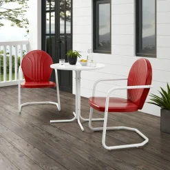 Griffith 3Pc Outdoor Metal Bistro Set