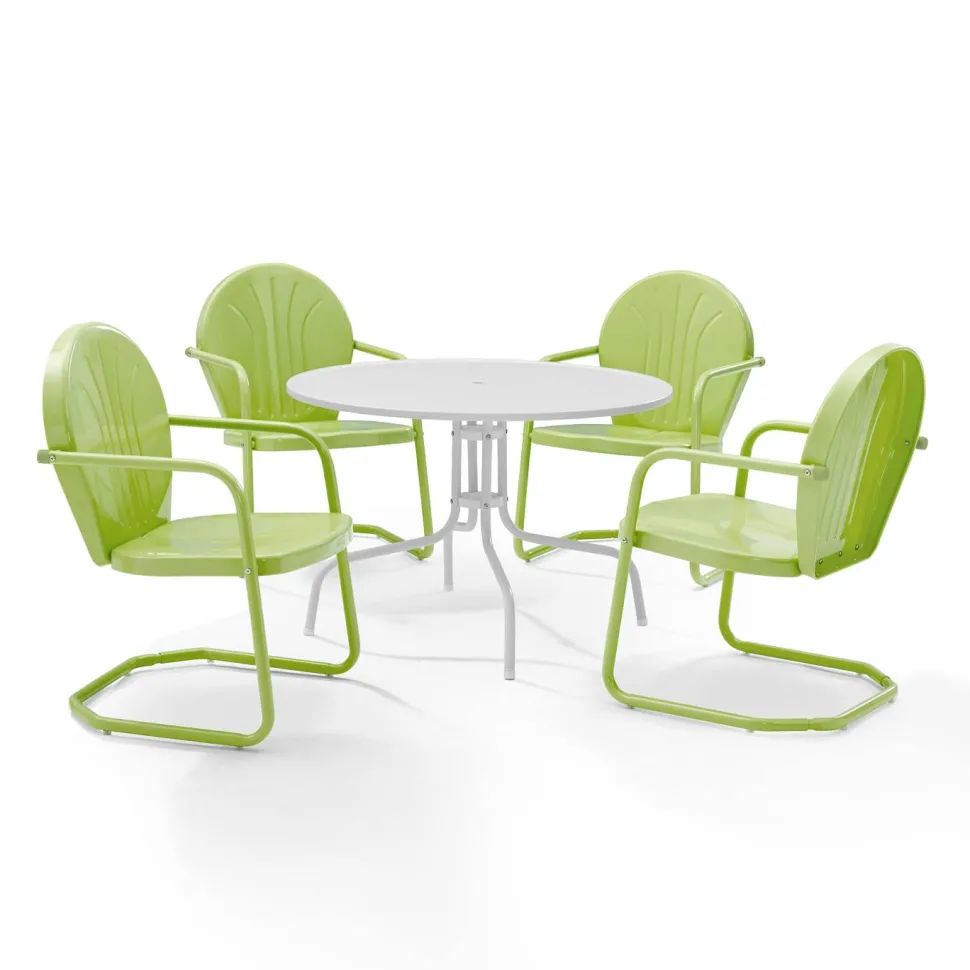 Griffith 5Pc Outdoor Metal Dining Set