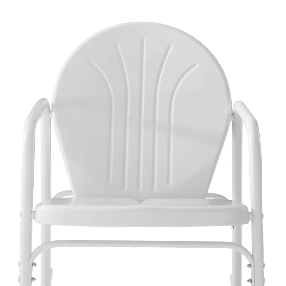 Griffith 3Pc Outdoor Metal Rocking Chair Set