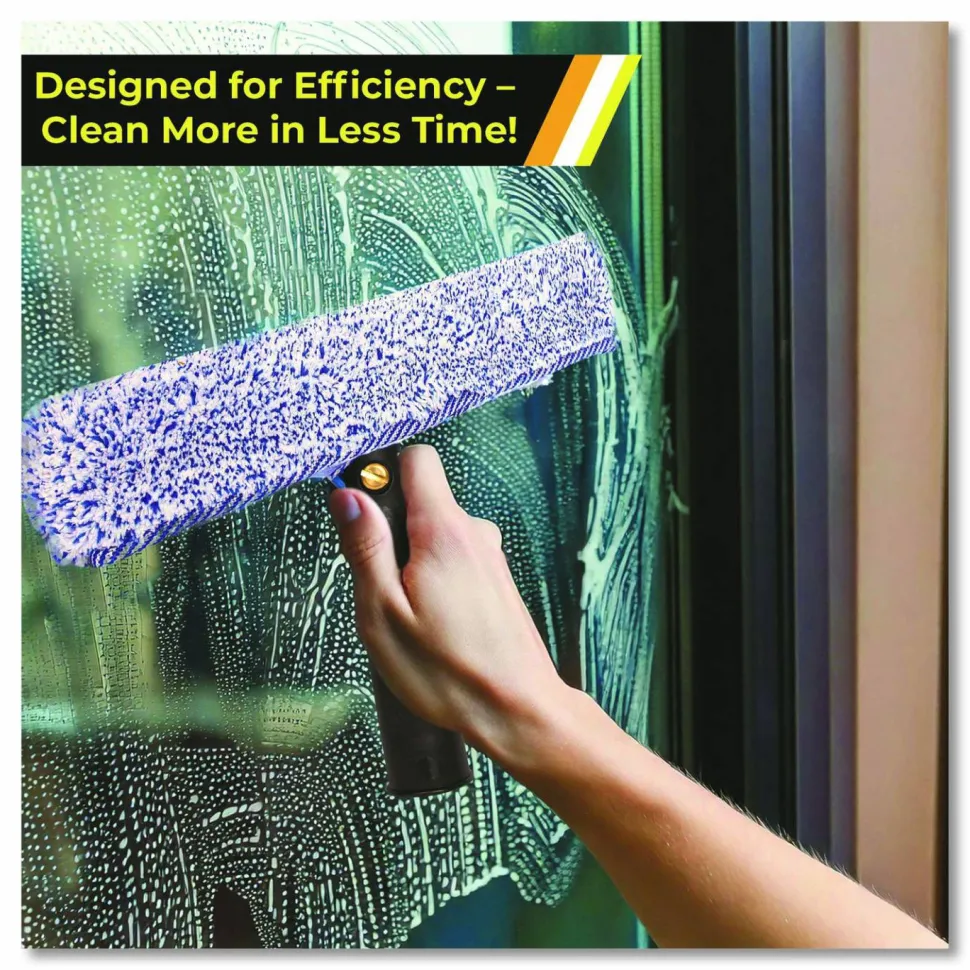 Gritt Commercial Heavy-Duty Swivel Window Washer, 14" Wide Blade, 2/Pack