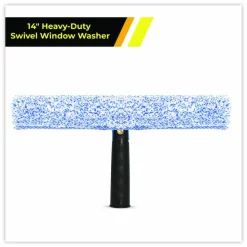Gritt Commercial Heavy-Duty Swivel Window Washer, 14