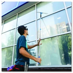 Gritt Commercial Pro Window Washing Kit with 14" Wide Blade Squeegee, Washer, 6 ft Telescopic Pole and 3 gal Heavy-Duty Bucket
