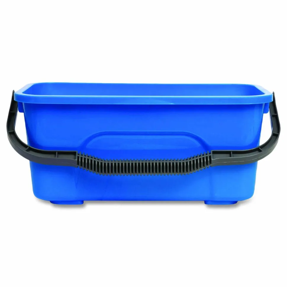 Gritt Commercial Pro Window Washing Kit with 14" Wide Blade Squeegee, Washer, 6 ft Telescopic Pole and 3 gal Heavy-Duty Bucket