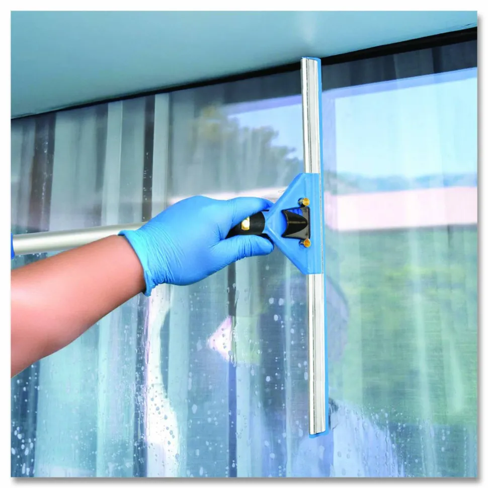 Gritt Commercial Pro Window Washing Kit with Squeegee, Washer and 20" Pole, 18" Wide Blade