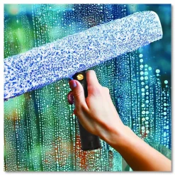 Gritt Commercial Pro Window Washing Kit with Squeegee, Washer and 20" Pole, 14" Blade Width, 3/Kit