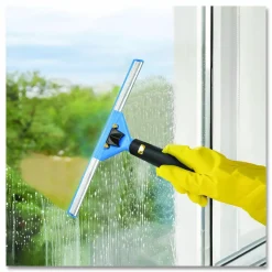 Gritt Commercial Swivel Window Washing Kit with Squeegee and Washer, 18