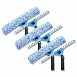 Gritt Commercial Swivel Window Washing Kit with Squeegee and Washer, 14