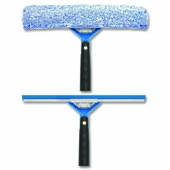 Gritt Commercial Swivel Window Washing Kit with Squeegee and Washer, 14